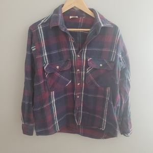 Vintage fivebrothers flannel large